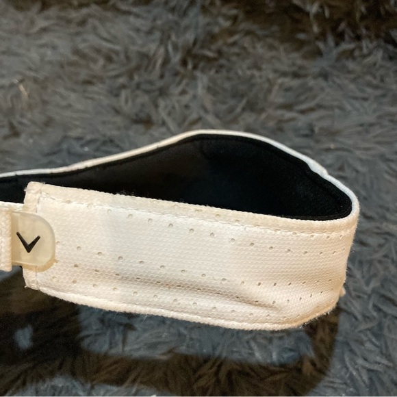 Callaway Golf White Sun Visor Cap Hat - Picture 8 of 9